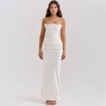 Yara™ | Robe Satin Vintage - Élégance Intemporelle et Confort Luxueux - Image 4