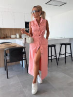 RIMA™ | Robe sculptée en denim : élégance fluide pour journée et soirée - Image 7