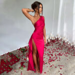 Lune™ | Robe de Soirée Asymétrique - Élégance - Image 2