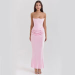 Yara™ | Robe Satin Vintage - Élégance Intemporelle et Confort Luxueux - Image 5