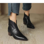 Chloé™ | Bottines de luxe à talon bas — Élégance urbaine & confort quotidien - Image 8