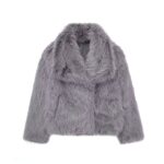 Clara | Cardigan Court en Fausse Fourrure - Image 13